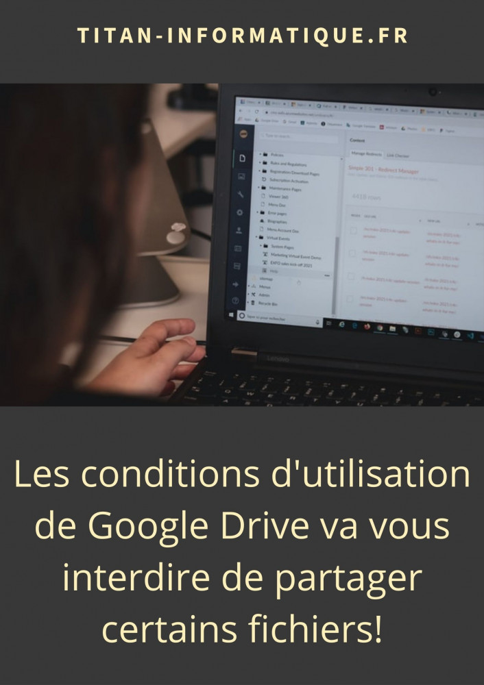 Les conditions d'utilisation de Google Drive va vous interdire de partager certains fichiers
