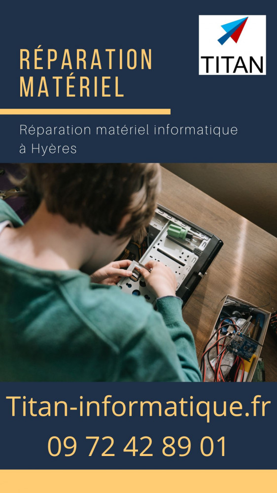 RÉPARATION MATÉRIEL INFORMATIQUE À HYÈRES